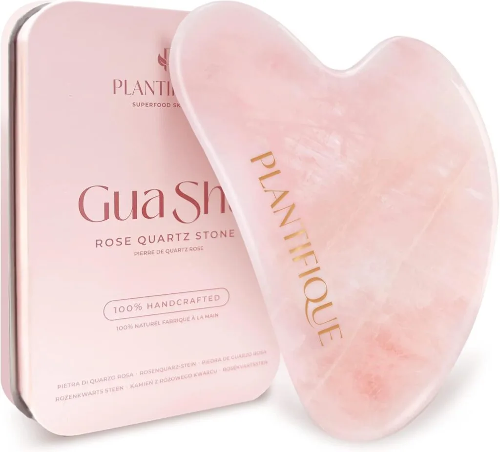 gua sha cuarzo rosa autentico